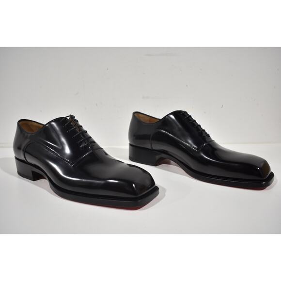 Christian Louboutin Capitano Flat Black Lace Up Tie Oxford Dress Loafer 40 7 main image 11